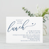 Geluksfeest Lunch na Geregistreerd Huwelijk Kaart (Staand voorkant)