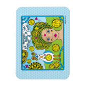 Geluksflexibele magneet 6"x4" (Verticaal)