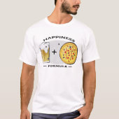 Geluksformule - Pizza & Beer - Grappig T-shirt (Voorkant)