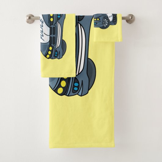 Geluksgelukkige illustratie van de cartoon van de bad handdoek (Insitu)