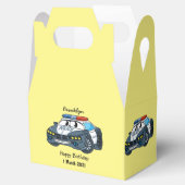 Geluksgelukkige illustratie van de cartoon van de  bedankdoosjes (Geopend)