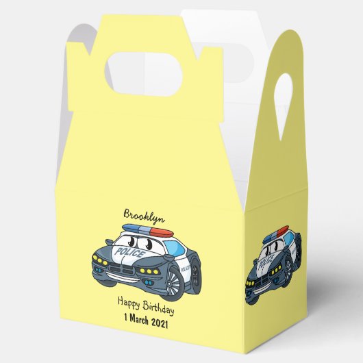 Geluksgelukkige illustratie van de cartoon van de  bedankdoosjes (Geopend)