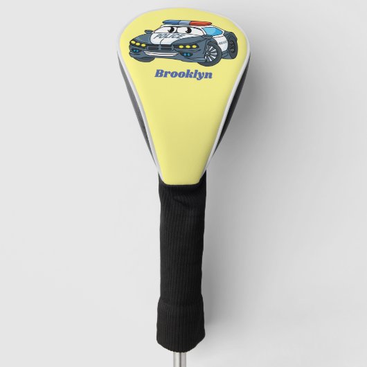 Geluksgelukkige illustratie van de cartoon van de golfheadcover (Voorkant)
