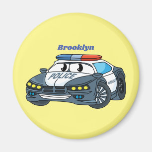 Geluksgelukkige illustratie van de cartoon van de  magneet