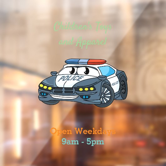 Geluksgelukkige illustratie van de cartoon van de  raamsticker (Vel 2)