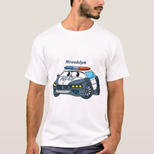 Geluksgelukkige illustratie van de cartoon van de t-shirt