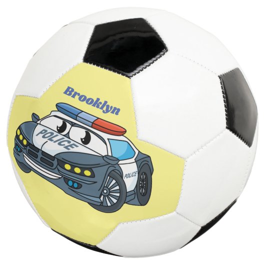 Geluksgelukkige illustratie van de cartoon van de  voetbal (Drie kwart)