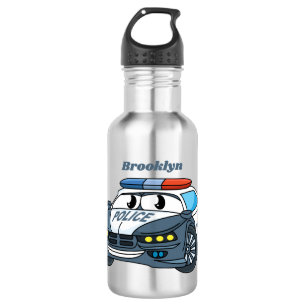 Geluksgelukkige illustratie van de cartoon van de waterfles