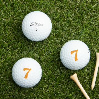 Geluksgetal 7 Persoonlijke Titleist Pro V1 Golfballen