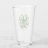 Geluksgevoel | Klaverblad | St. Patrick's Glas (Achterkant)