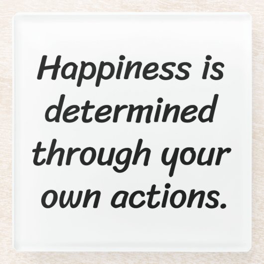 Geluksglas Onderzetter (Voorkant)