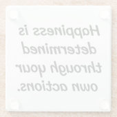 Geluksglas Onderzetter (Achterkant)