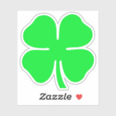 gelukshamrock sticker (Vel)