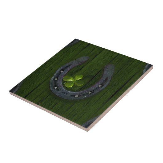 gelukshoefijzer tegeltje (Zijkant)