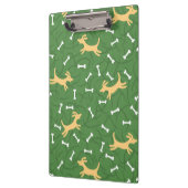 gelukshonden met botten achtergrond klembord (Links)