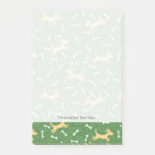 gelukshonden met botten achtergrond post-it® notes (Voorkant)