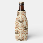 gelukshonden met worstjes flesjeskoeler (Fles Voorkant)