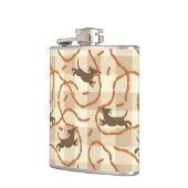 gelukshonden met worstjes heupfles (Links)