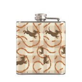 gelukshonden met worstjes heupfles (Achterkant)