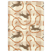 gelukshonden met worstjes klembord (Achterkant)