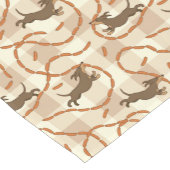 gelukshonden met worstjes korte tafelloper (Hoek)