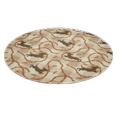 gelukshonden met worstjes snijplank (Hoek)