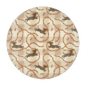 gelukshonden met worstjes snijplank (Voorkant)