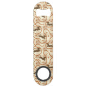 gelukshonden met worstjes speed flessenopener (Achterkant)