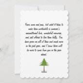 Geluksjaar viering feestdagenkaart (Achterkant)