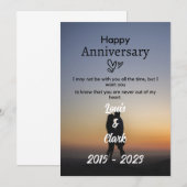 Gelukskaart trouwjubileum kaart (Voorkant / Achterkant)