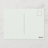 Gelukskaarten voor de bruiloft briefkaart (Achterkant)