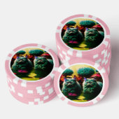 Gelukskaarten voor Kattenliefhebbers Poker Chips (Opstapeling)