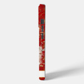 Gelukskat Met Vergulde Munten Monogram Case-Mate iPhone Case (Achterkant / Links)