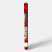 Gelukskat Met Vergulde Munten Monogram Case-Mate iPhone Case (Achterkant / Links)