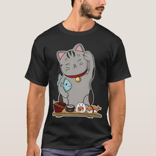 Gelukskat T-shirt (Voorkant)