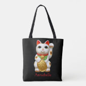Gelukskat Tote Bag (Achterkant)