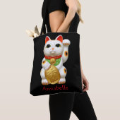 Gelukskat Tote Bag (Dichtbij)
