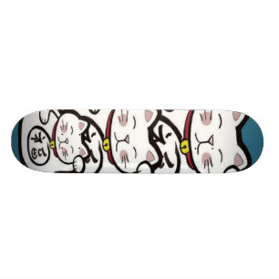 gelukskatten persoonlijk skateboard
