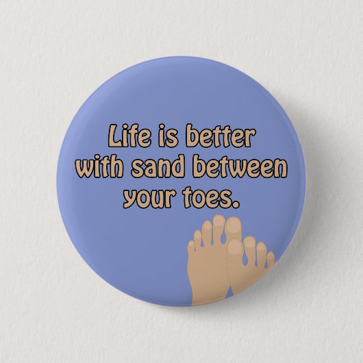 Gelukskeizerstomen Ocean Blue Button (Voorkant)