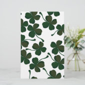 geluksklaver briefpapier (Staand voorkant)