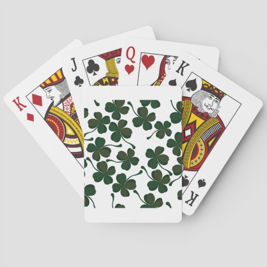 geluksklaver pokerkaarten (Achterkant)