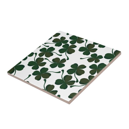 geluksklaver tegeltje (Zijkant)