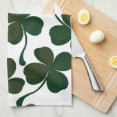 geluksklaver theedoek (Quarter Fold)