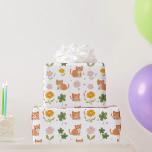 Gelukskoeken en Klavers Cadeaupapier