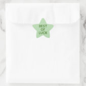 Gelukskoekluser Groet Ster Sticker (Tas)