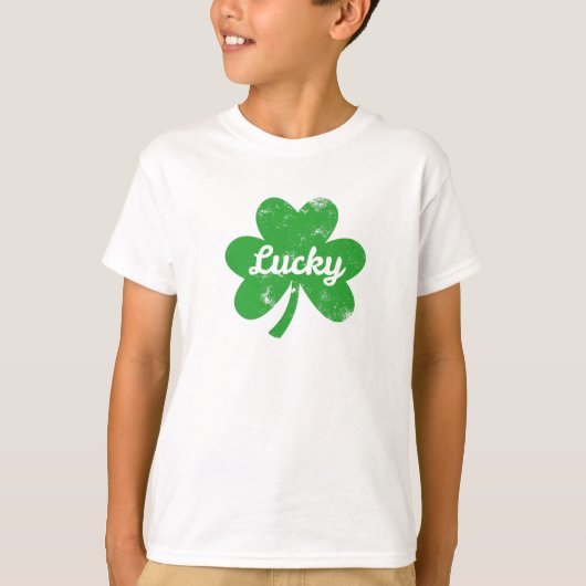 Gelukskoekoekle St. Patrick's Dag T-shirt (Voorkant)