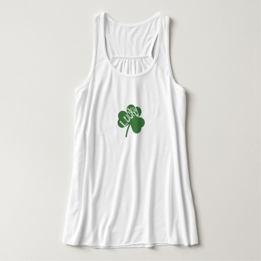 Gelukskoel Saint Patrick's Trui Tanktop (Design voorkant)