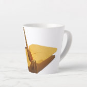 gelukskraan origami latte mok (Rechterhoek)