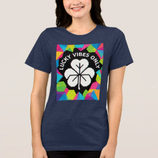 Geluksleraren Shirt, St Patrick's Day Leraren Tee, Tri-Blend Shirt