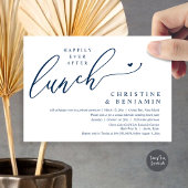 Geluksmaal na de Elopement Lunch Viering Kaart